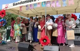 Pamiątkowe zdjęcie uczestnik&oacute;w konkursu muzycznego - Dośpiewaj... seniorze  jaka to melodia?