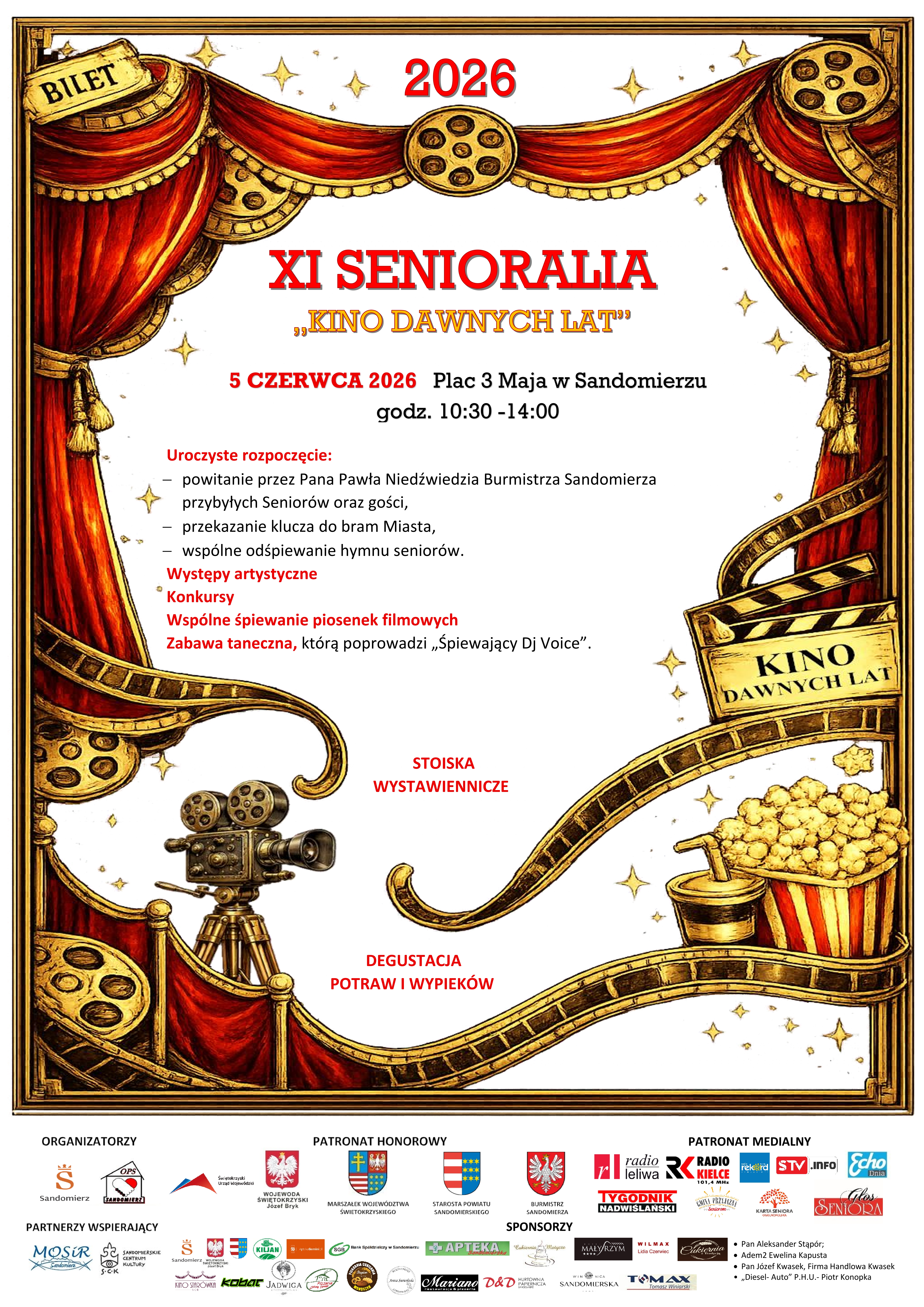 Plakat Senioralia 2026