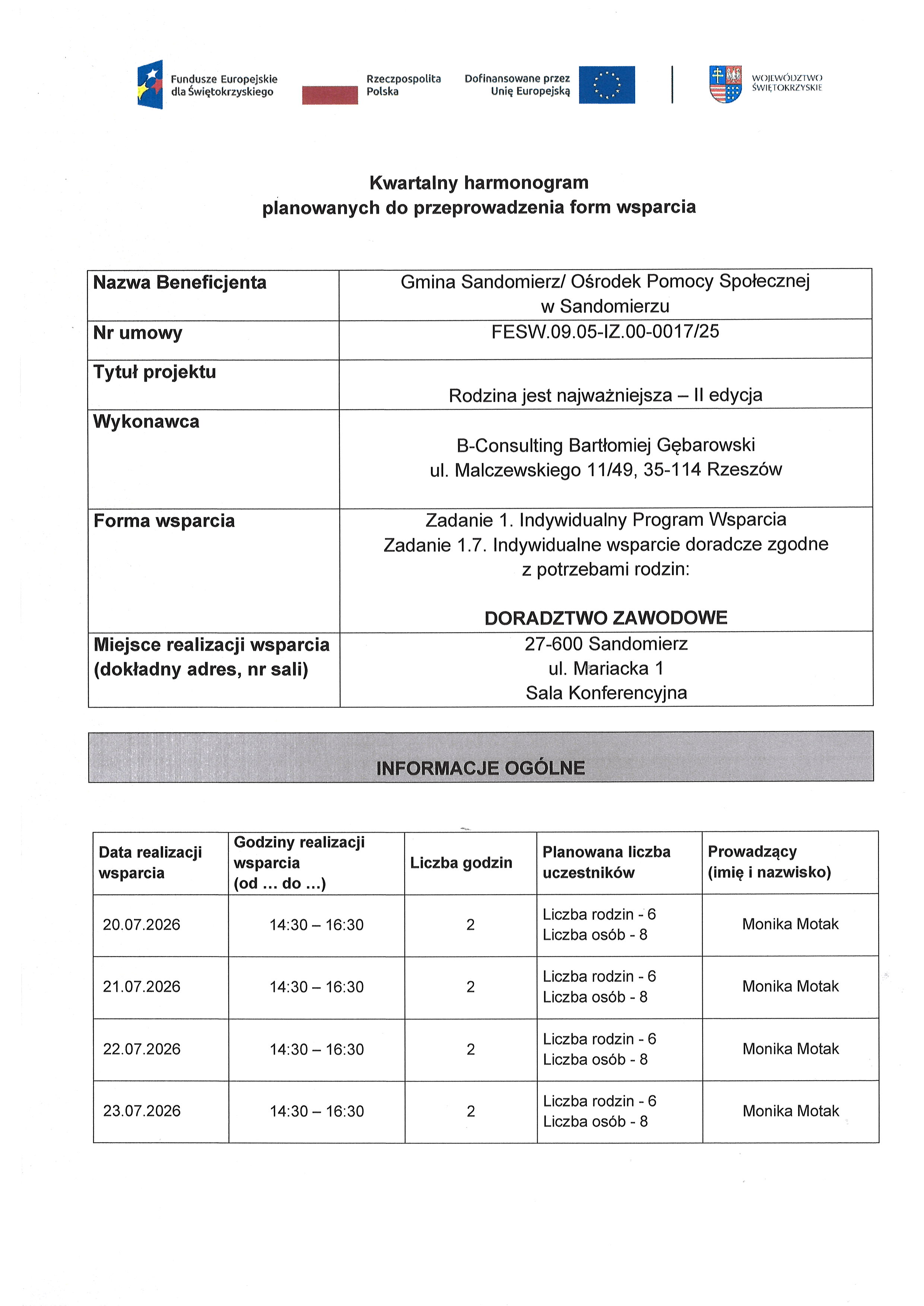 harmonogram_planowanych_do_przeprowadzenia_form_wsparcia_Doradztwo_zawodowe_Monika_Motak_lipiec_2026