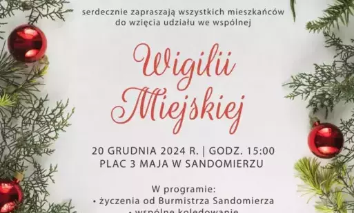 Zdjęcie do Wigilia Miejska 2024r.