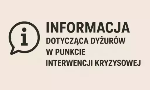 Informacja dot. dyżurów w PIK