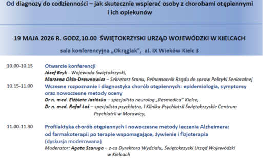 Od diagnozy do codzienności – jak skutecznie wspierać osoby z chorobami otępiennymi i ich opiekunów