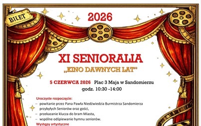 Plakat Senioralia 2026
